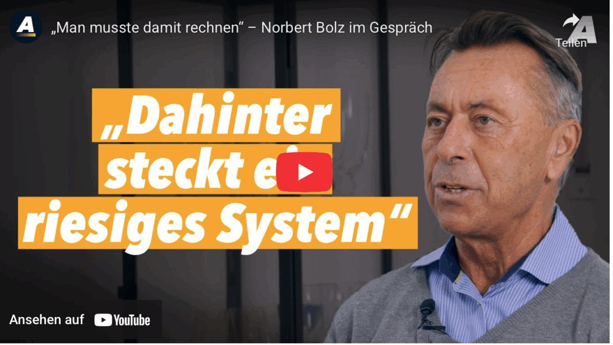 „Man musste damit rechnen“ – Norbert Bolz im Gespräch