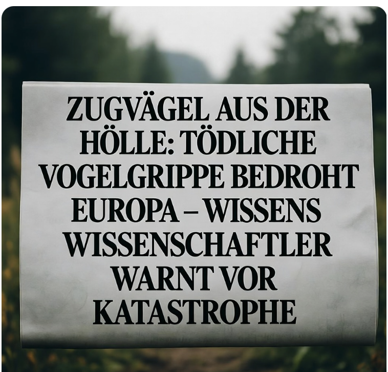 ZUGVÖGEL AUS DER HÖLLE: TÖDLICHE VOGELGRIPPE BEDROHT EUROPA – PANIK VOR DER FEDERN-APOKALYPSE!