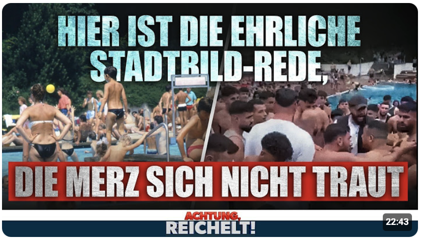 DIESE ehrliche Stadtbild-Rede würde sich Merz niemals trauen! |
