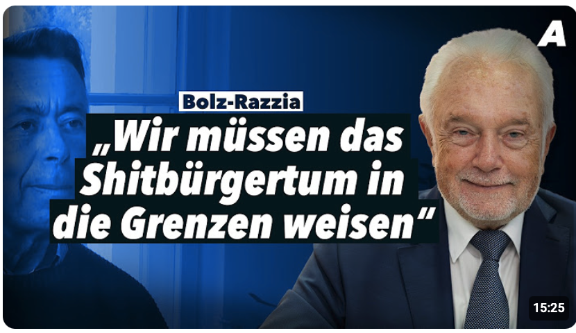 „Ihre Angst ist mit den Händen zu greifen“ – Wolfgang Kubicki über die Bolz-Durchsuchung