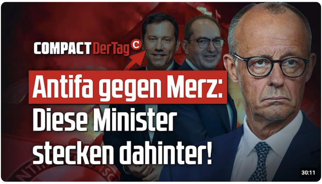 Antifa gegen Merz: Diese Minister stecken dahinter!