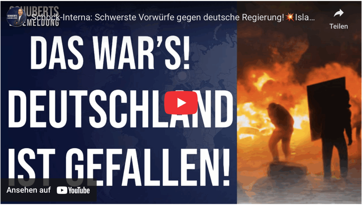 Schock-Interna: Schwerste Vorwürfe gegen deutsche Regierung! Islam in  „Bürgerkrieg wahrscheinlich“!