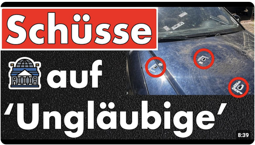 Islamistischer Terroranschlag auf 22 Fahrzeuge mit Schusswaffe! – Eskalation in Dillingen