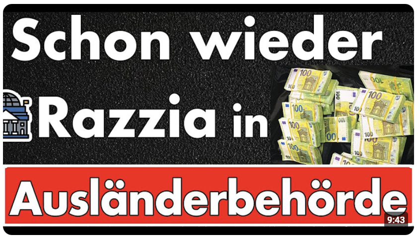 Korrupt im Ausländeramt! 2. Razzia 2025: 100.000 Bargeld, falsche Aufenthaltstitel, etc. …