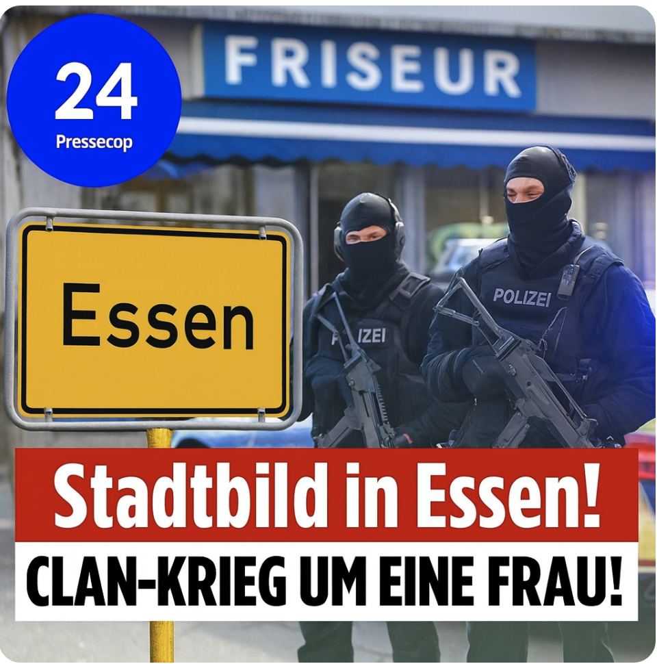Stadtbild-Essen: CLAN-KRIEG UM EINE FRAU!Schießerei, Razzia, Festnahme –