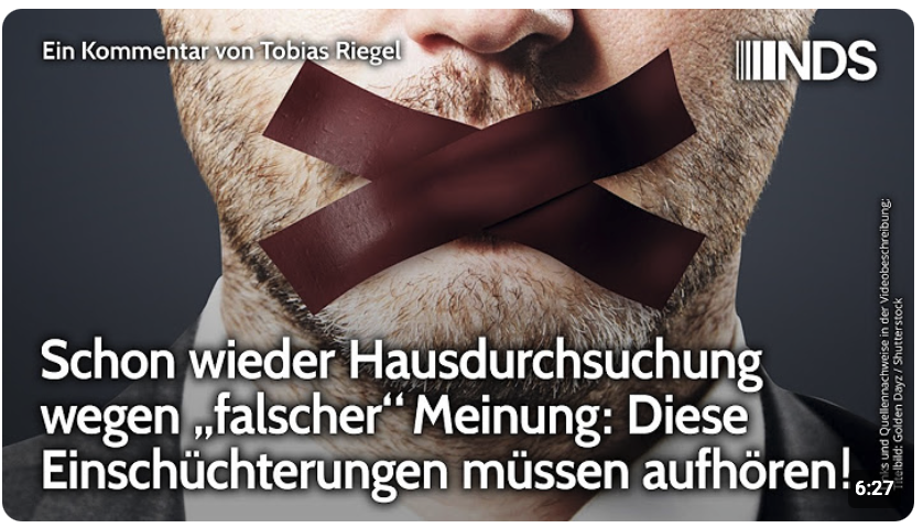 Schon wieder Hausdurchsuchung wegen „falscher“ Meinung: Diese Einschüchterungen müssen aufhören!