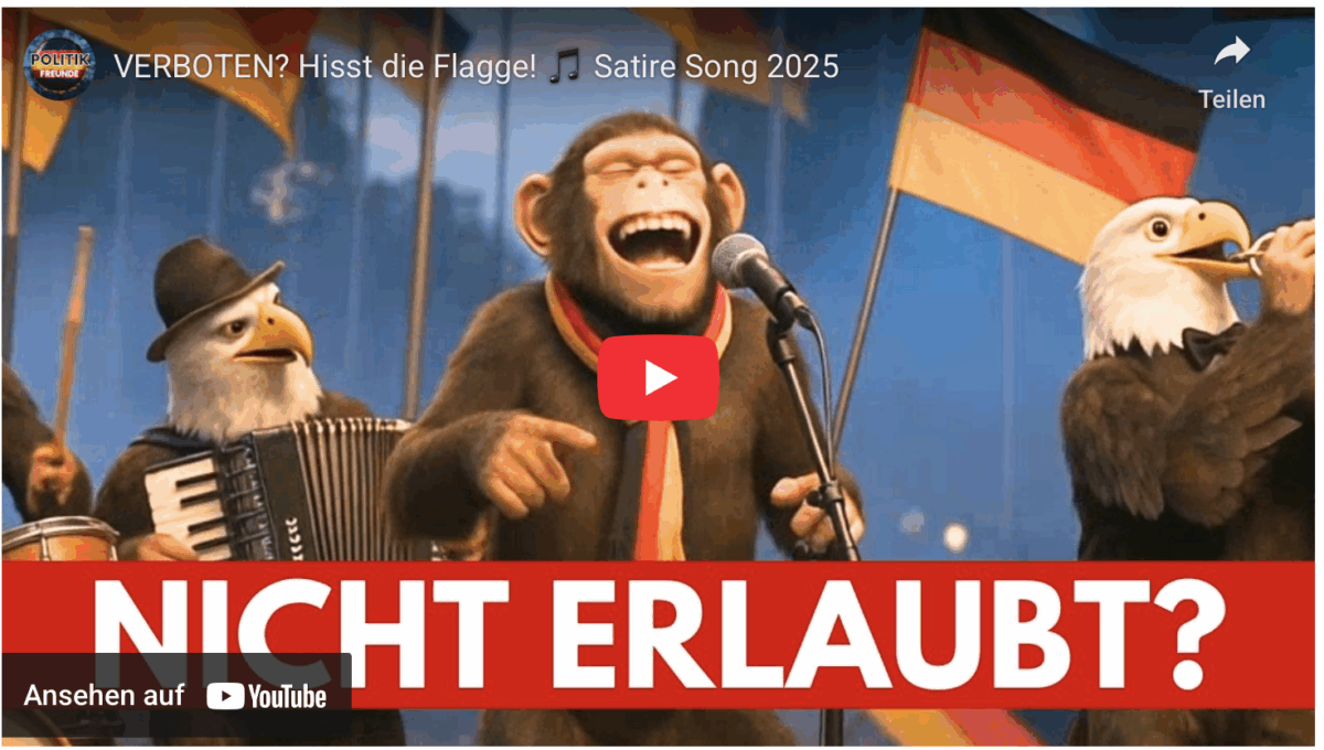 VERBOTEN? Hisst die Flagge!  Satire Song 2025!