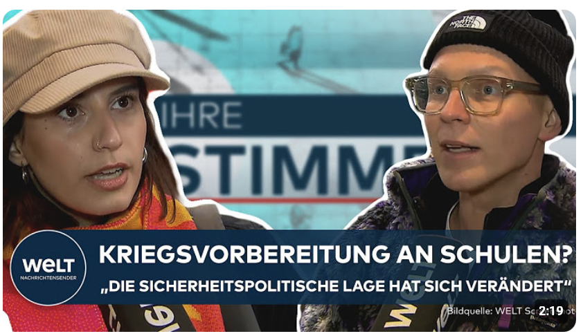 KRIEGSVORBEREITUNG AN SCHULEN: „Gute Investition“ | Dobrindt-Forderung in der Diskussion