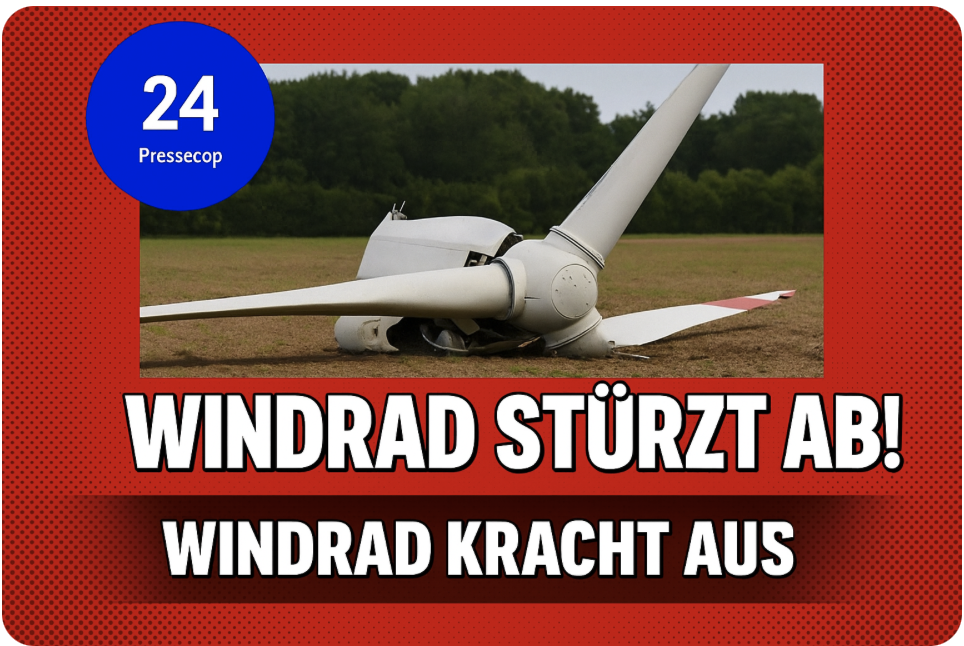 FLÜGEL AB! WINDRAD-STURZ SCHOCKT DAS LAND!