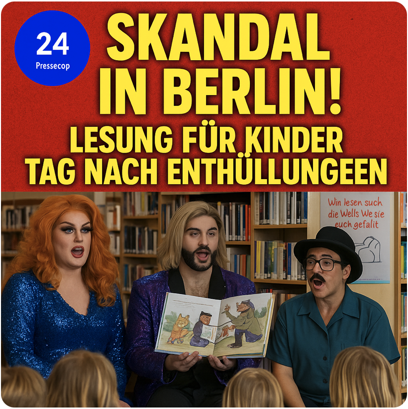 SKANDAL IN BERLIN! — LESUNG von Berliner Drag-Künstler FÜR KINDER  nur 1TAG NACH Kinderporno-ENTHÜLLUNG!