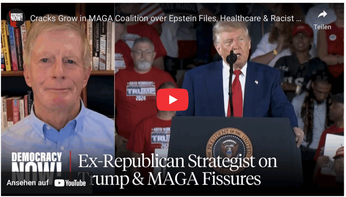 Risse in der MAGA-Koalition wegen Epstein-Akten, Gesundheitswesen und rassistischen Gruppen-SMS: Ehemaliger GOP-Berater