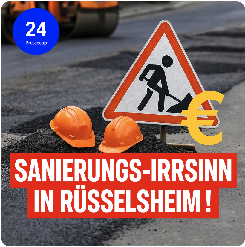 SANIERUNGS-IRRSINN IN RÜSSELSHEIM! – WALTER-FLEX-STRASSE WIRD ZUR GELDGRUBE!