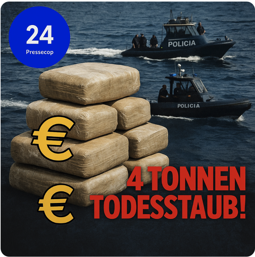 KOKAIN-FLUT VOR EUROPAS KÜSTE! – SPANISCHE POLIZEI HOLT  4  TONNEN  TOD VOM  MEER!