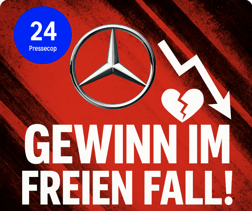 MERCEDES IM STURZFLUG! – GEWINN BRICHT UM EIN DRITTEL EIN!