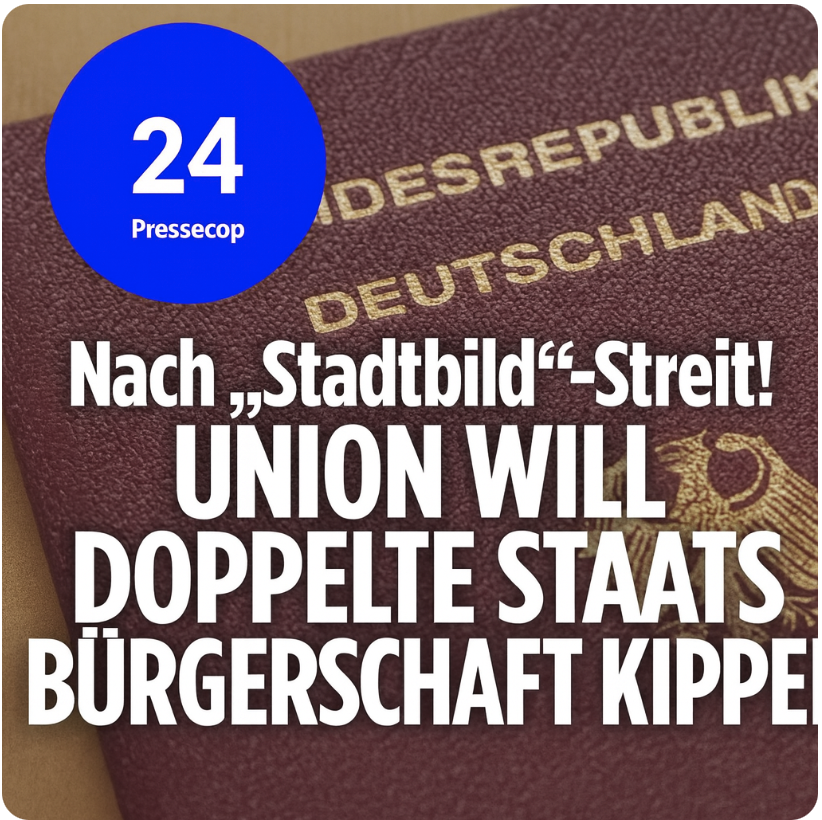 KAMPF UM DEN PASS: UNION STARTET FRONTALANGRIFF AUF DOPPELTE STAATSBÜRGERSCHAFT!