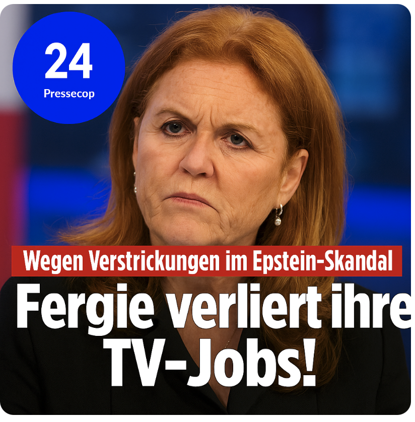 FERGIE-FLUG  INS  ABSTURZ-FERNSEHEN: EPSTEIN-SCHATTEN  KOSTET  SIE  ALLES!