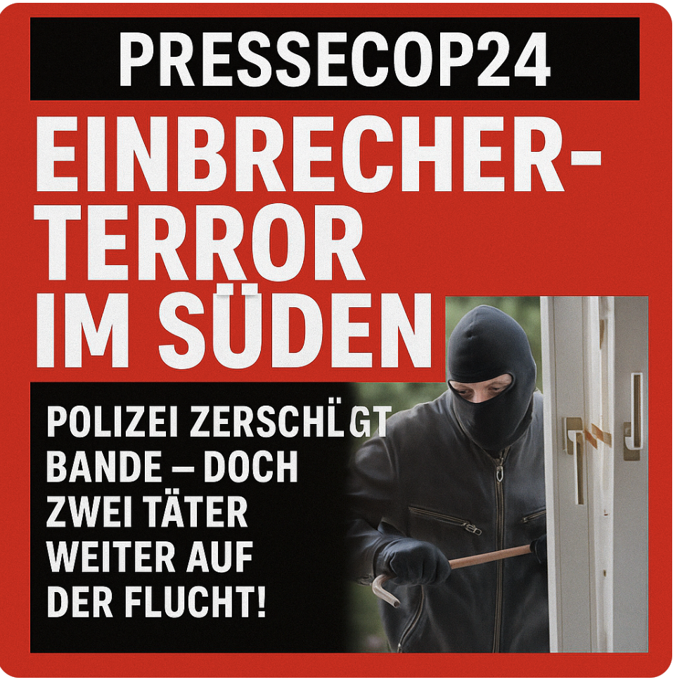 Einbrecher-Terror im SüdenPolizei zerschlägt Bande – doch zwei Täter weiter auf der Flucht!