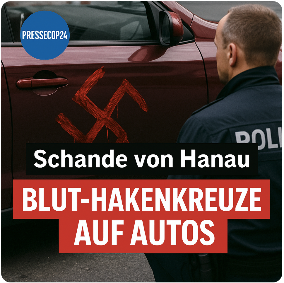Die Schande von Hanau! Blutspur und Hakenkreuze auf Autos – Polizei fasst betrunkenen Facharbeiter aus Rumänien!