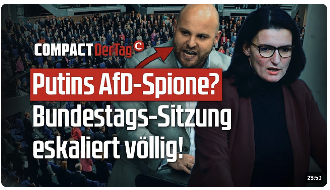 Putins AfD-Spione? Bundestags-Sitzung eskaliert völlig!