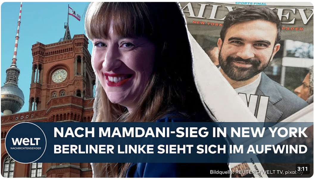 WAHLSIEG IN NEW YORK: Roter Rausch in Berlin! Jetzt träumt die Linke vom Rathaus