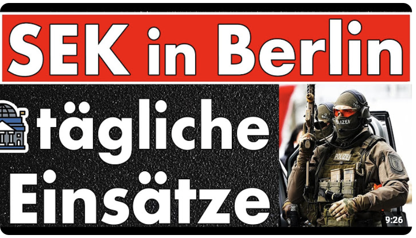 SEK täglich im Einsatz: Auskunft verweigert! Dauereinsätze in der Sonnenallee, Hamas, IS, Hisbollah