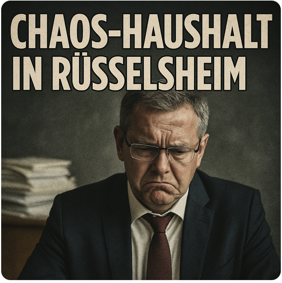 Chaos beim Haushaltspoker in Rüsselsheim! OB ist sich keiner Schuld bewusst!