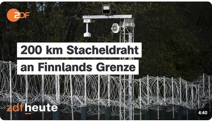 Aus Angst vor Migration und Russland: Finnland baut Grenzzaun zu Russland!