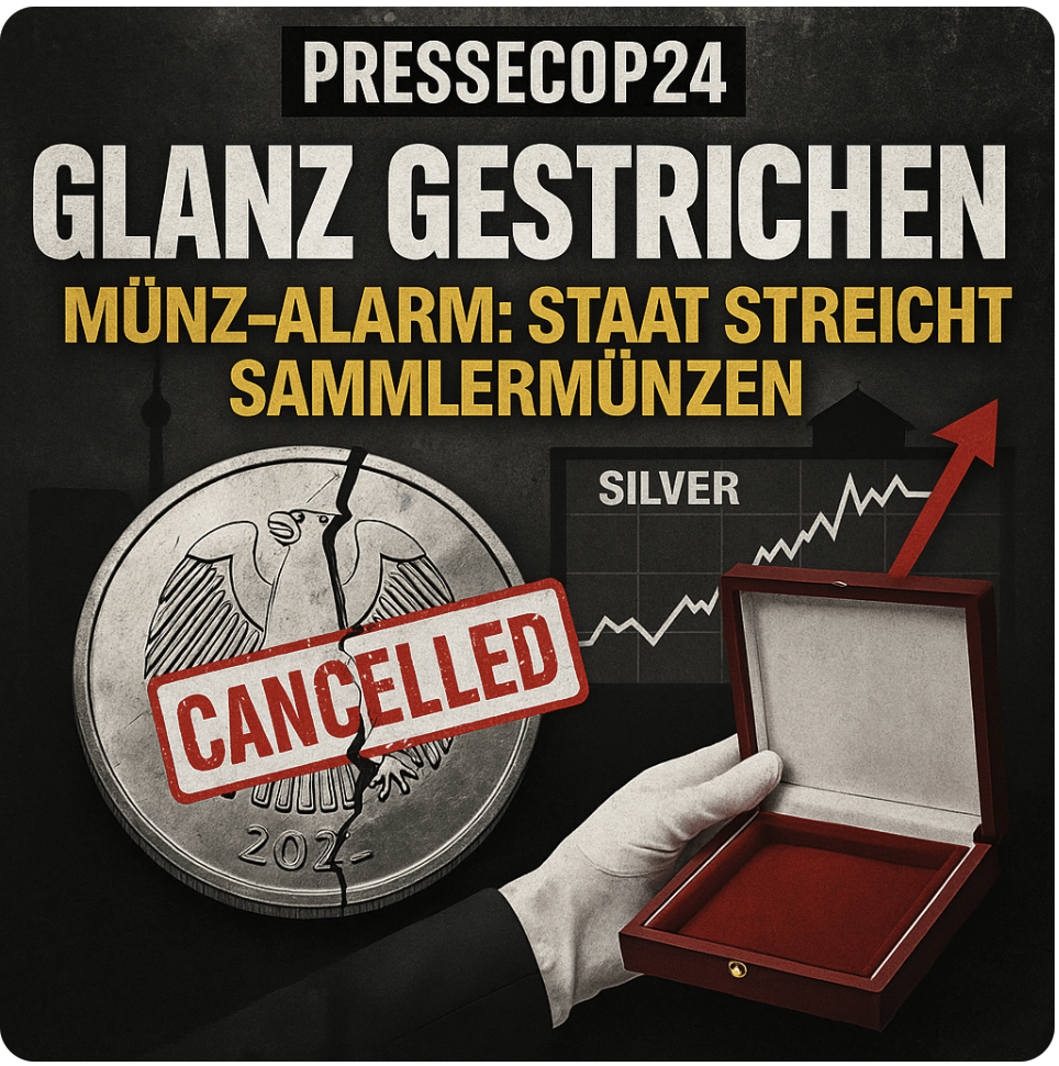 Blanko-Kassen: Staat streicht Sammler-Münzen aus Silber!