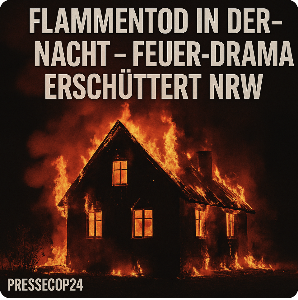 Flammentod in der Nacht – Feuer-Drama erschüttert NRW
