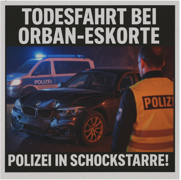 Todesfahrt bei Orban-Eskorte – Polizei in Schockstarre!