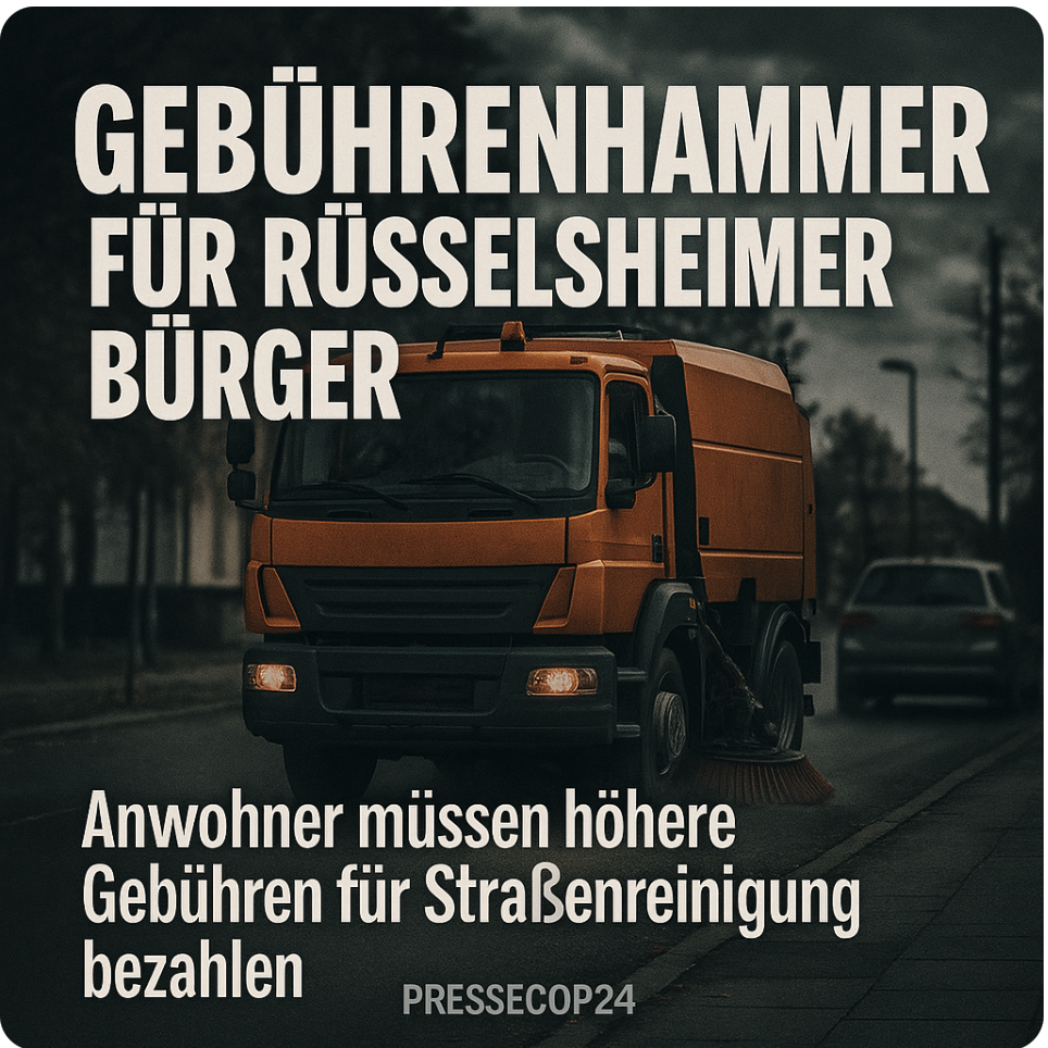 Straßen-Gebührenhammer  für  Rüsselsheimer Bürger: Politik versagt – und die Rechnung zahlen wieder die „Anwohner“!