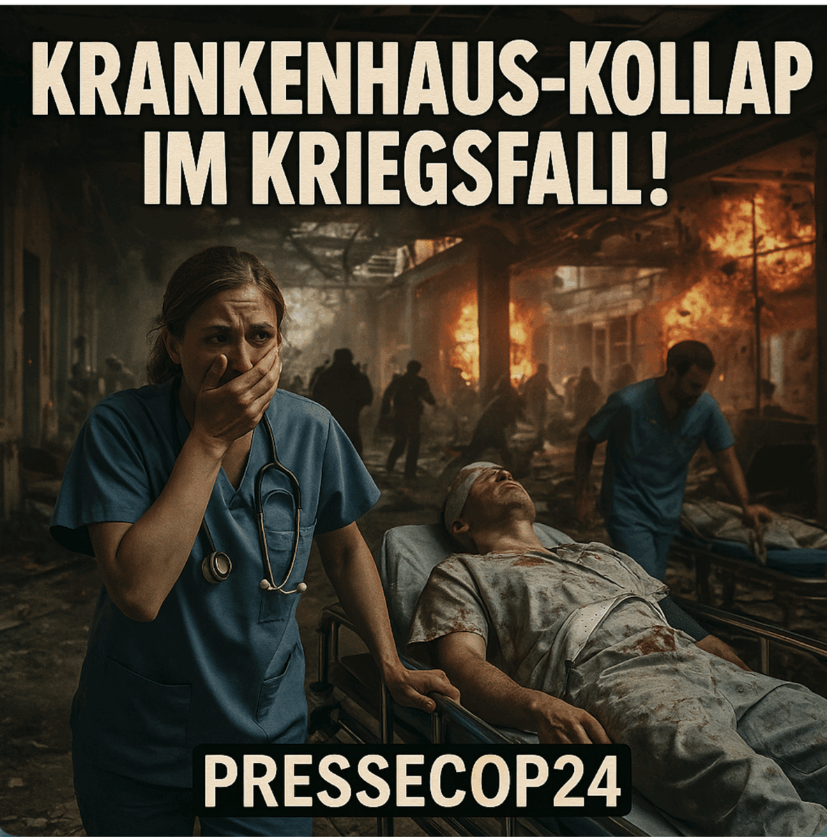 Krankenhaus-Kollaps im Kriegsfall!