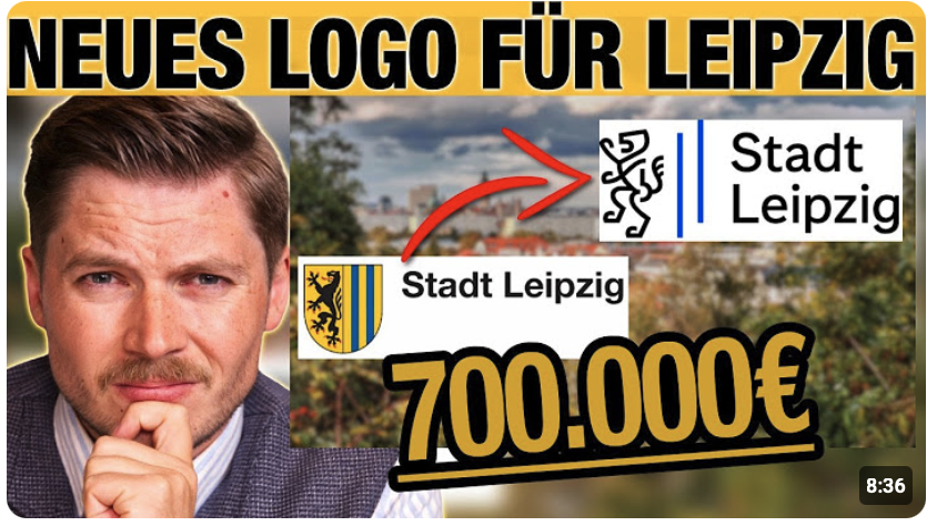 Neues LOGO für Leipzig! Aus alt mach neu & hässlich – 700.000€ Steuergeld