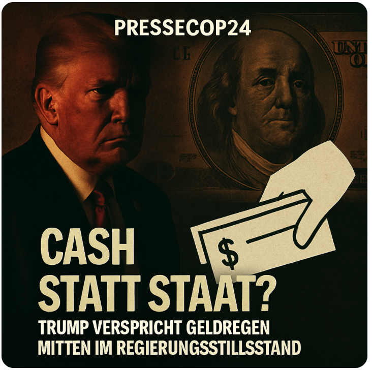 Cash statt Staat? Trump verspricht Geldregen mitten im Regierungsstillstand!