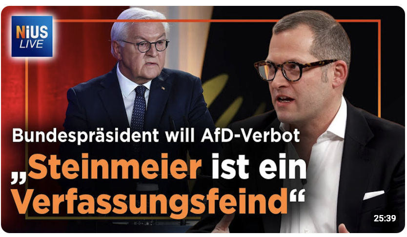 Skandal-Rede: Steinmeier ruft zum Widerstand gegen die AfD auf 