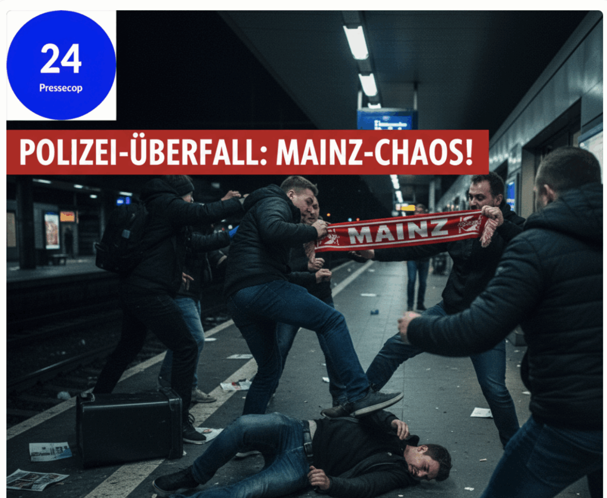 Polizei-Schock vor Frankfurt-Spiel!