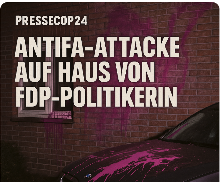 Angriff im Schutz der Nacht! Linksradikale Antifa  zielt  auf  FDP-Politikerin – Familie schockiert!