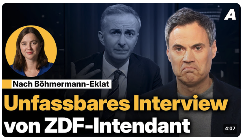 Absurde Stellungnahme von ZDF-Intendant Himmler wegen Böhmermann