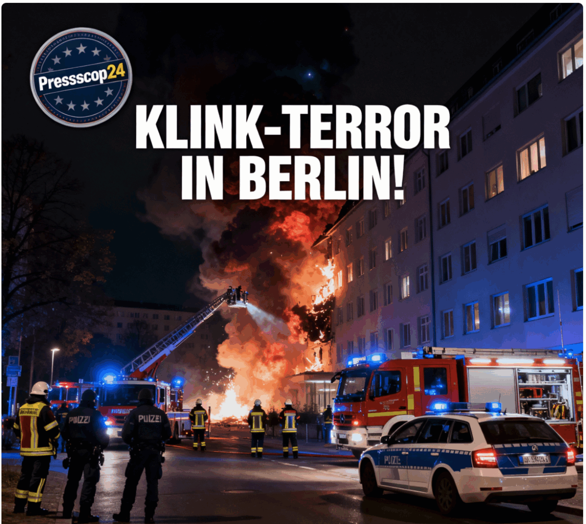 Terror in Berlin – Pyro-Anschläge erschüttern Kliniken!