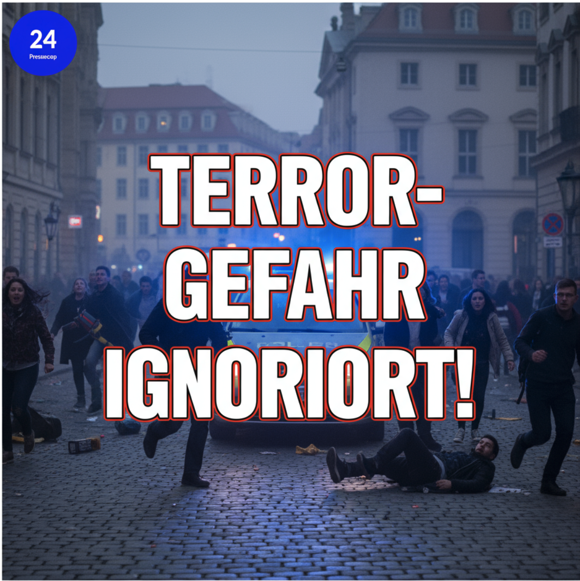 Polizei ignoriert Terror-Gefahr – Dresden im Schock nach Syrer-Angriff!