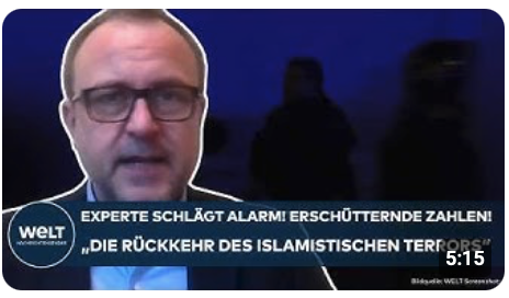 EUROPA: Experte schlägt Alarm! Erschütternde Zahlen! Der islamistische Terror kehrt zurück
