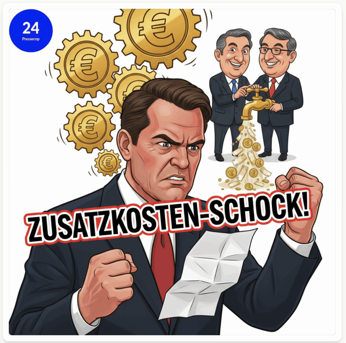 ZUSATZKOSTEN-SCHOCK! MERZ-POLITIK LASST BÜRGER BLUTEN!