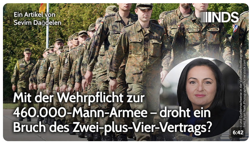 Mit der Wehrpflicht zur 460.000-Mann-Armee – droht Bruch des Zwei-plus-Vier-Vertrags? 