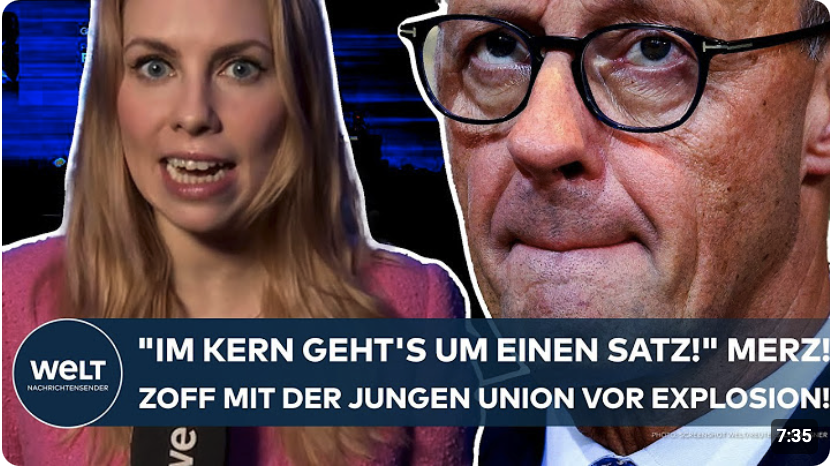FRIEDRICH MERZ: „Im Kern geht’s um einen Satz!“ Zoff mit der Jungen Union vor der Eskalation!