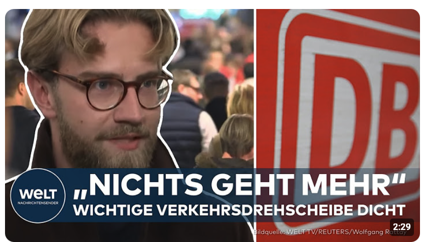 DEUTSCHLAND: Mega-Störung- Alltag am Limit- Wie Köln den Bahn-Stillstand verkraftet!
