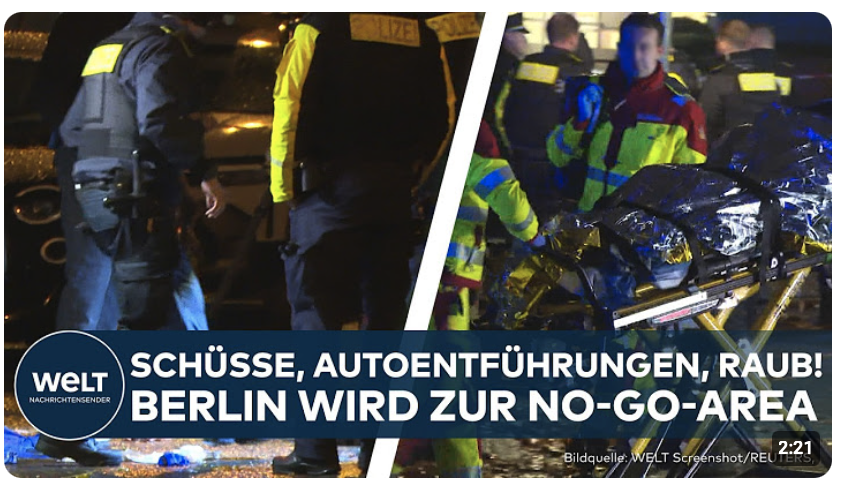 NOGO-Area-BERLIN: Krasse Gewaltserie! Täglich Schießereien und Raubüberfälle! Clan-Kriege eskalieren in Berlin