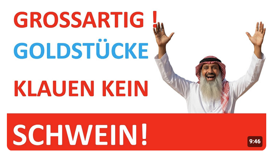 Es wird nur Rindfleisch geklaut! Willkommen im Islam!