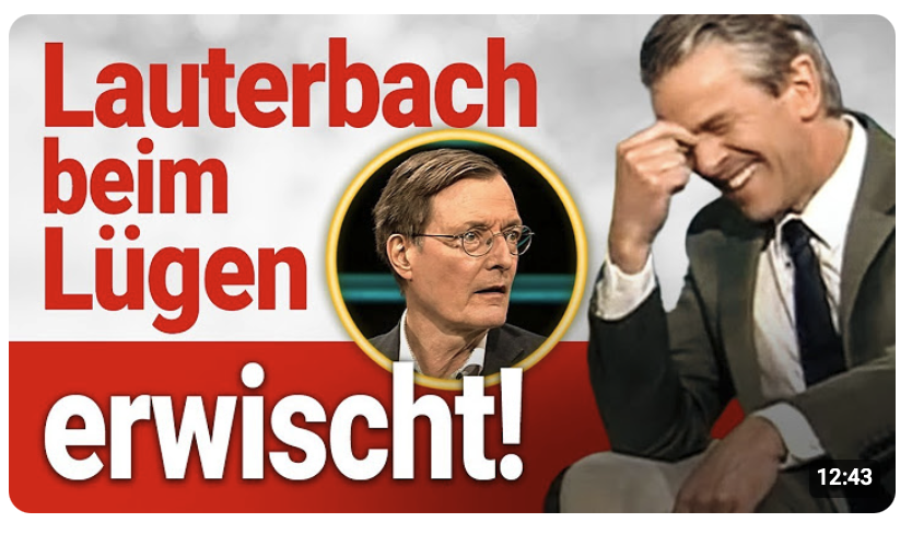 Als Lanz diesen Tweet vorliest, wird’s peinlich für Lauterbach!