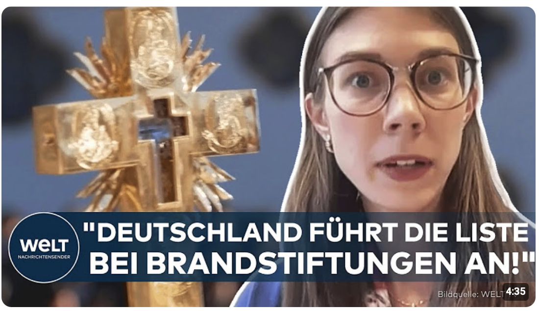 GEWALT GEGEN CHRISTEN: „Deutschland führt die Liste bei Brandstiftungen an!“ – NGO schlägt Alarm!