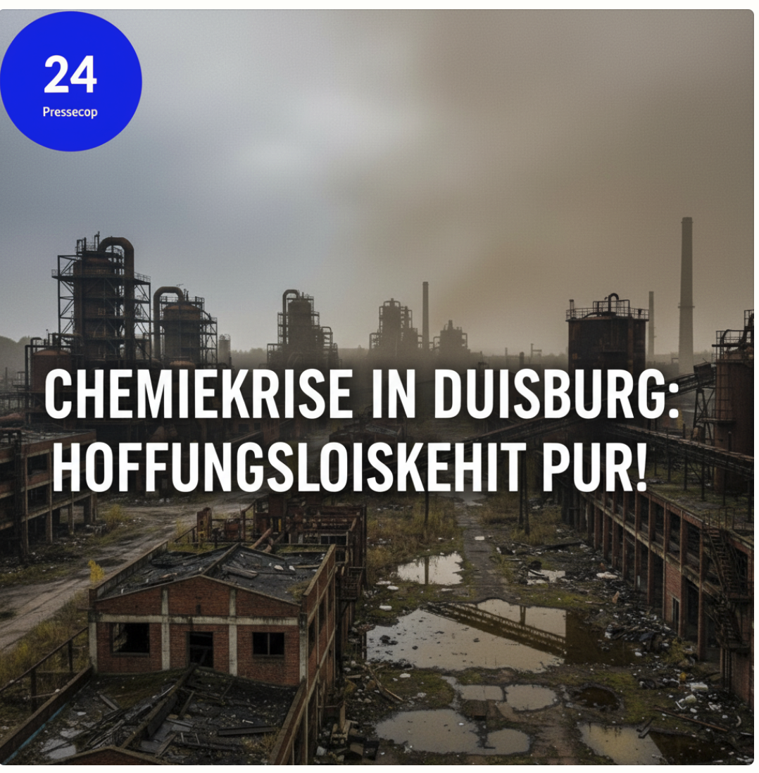 Chemiekrise in Duisburg und ganz Deutschland: Hoffnungslosigkeit pur!